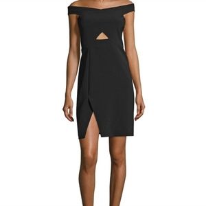 Parker Rory Cutout Detail Dress in Black
